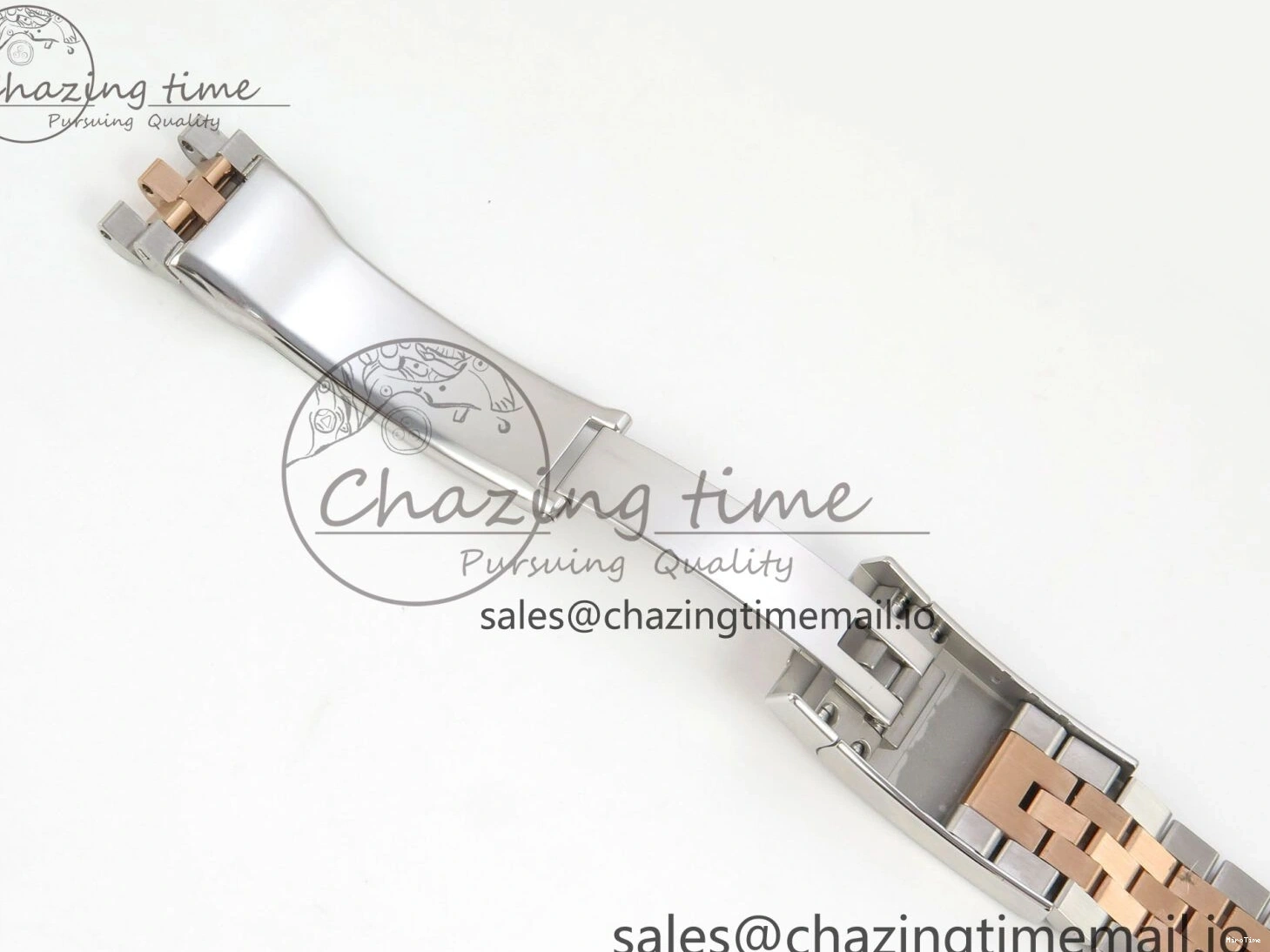 MiroTime 0202 DateJust 41 126331 SS RG ARF 1:1 Best Edition Brown Stick Dial on Jubilee Bracelet SH3235 (Weighted) TopPick 196